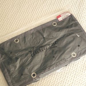 Thirty one medium utility tote charcoal crosshatch